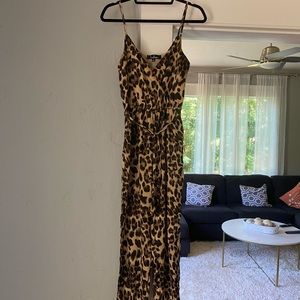 Lulu’s leopard print jumpsuit